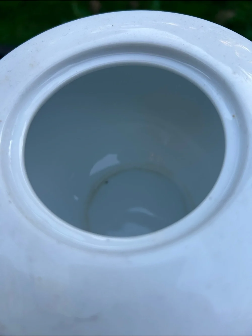 Crate&Barrel White Porcelain Teapot